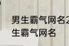 男生霸气网名2022最新版的 超酷男生霸气网名