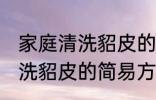 家庭清洗貂皮的简易方法 关于家庭清洗貂皮的简易方法