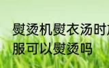 熨烫机熨衣汤时放点醋可以吗 醋酸衣服可以熨烫吗