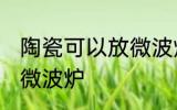 陶瓷可以放微波炉吗 能不能把陶瓷放微波炉