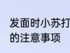 发面时小苏打什么时候放 发面放小苏的注意事项