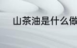 山茶油是什么做的 什么是山茶油