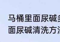 马桶里面尿碱多怎样清洗干净 马桶里面尿碱清洗方法