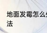 地面发霉怎么处理 地面发霉的处理方法