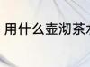 用什么壶沏茶水最好 沏茶如何选择壶