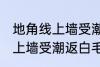 地角线上墙受潮返白毛怎么办 地角线上墙受潮返白毛如何清理