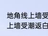 地角线上墙受潮返白毛怎么办 地角线上墙受潮返白毛如何清理