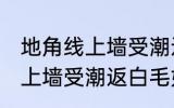 地角线上墙受潮返白毛怎么办 地角线上墙受潮返白毛如何清理