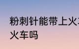 粉刺针能带上火车吗 粉刺针可以带上火车吗