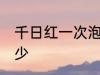 千日红一次泡几朵喝 千日红一次泡多少