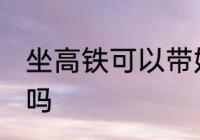 坐高铁可以带奶粉吗 坐高铁能带奶粉吗
